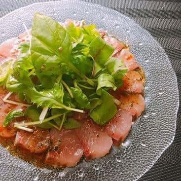 Hamachi (Yellowtail) Carpaccio